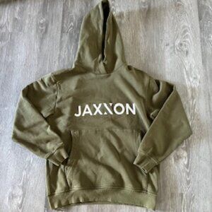 🧡3/15 JAXXON Heavy Weight Olive Hoodie Men's M